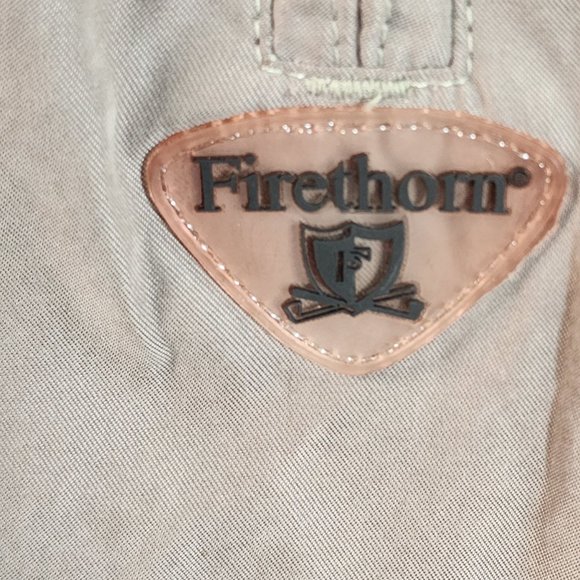 Firethorn Jacket Vest Convertable Mens Sz Large Zip Off Arms Beige Pullover Golf - Picture 12 of 14